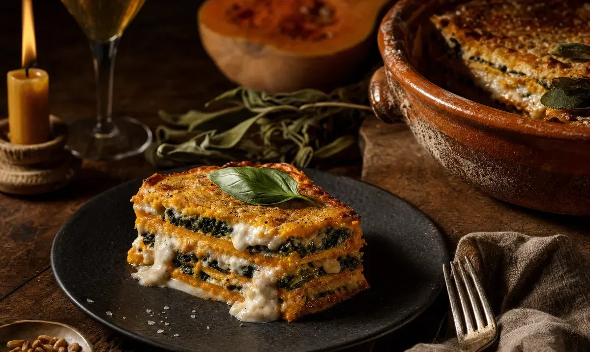Lasagna z Dynią Piżmową