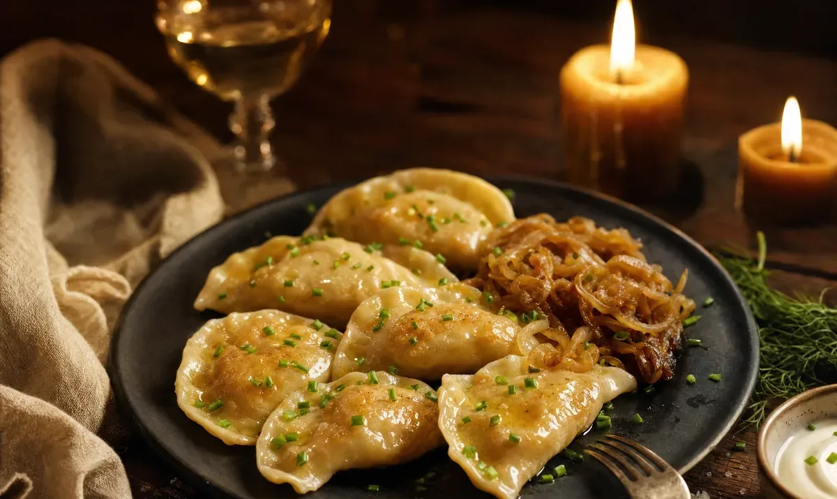 Pierogi ze Szpinakiem i Fetą